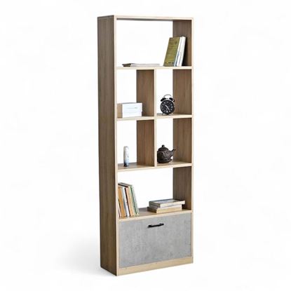 Kệ sách FIRO 60x25x170cm gỗ plywood KS68300