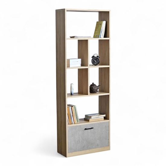 Kệ sách FIRO 60x25x170cm gỗ plywood KS68300