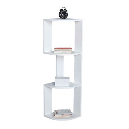 Kệ góc tường Spira 32x32x80cm gỗ cao su KGT68039