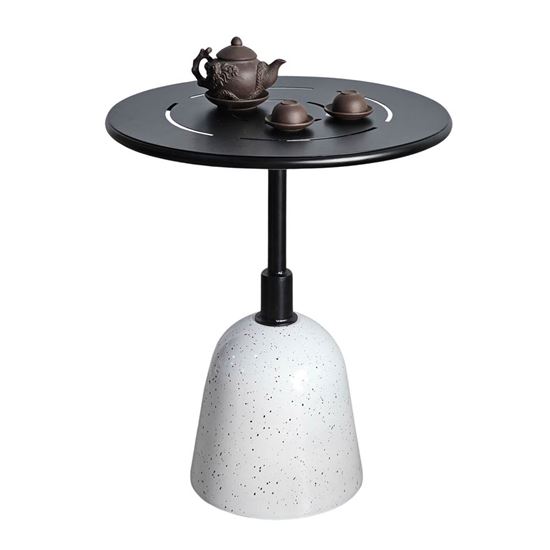 Bàn cafe tròn 60cm chân bê tông giả đá mài CFD68246