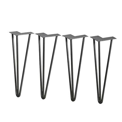 Picture of Chân bàn Hairpin cao 35cm sơn tĩnh điện CHB68067