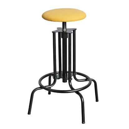 Ghế bar nâng hạ chiều cao bọc nệm chân sắt GBSK020