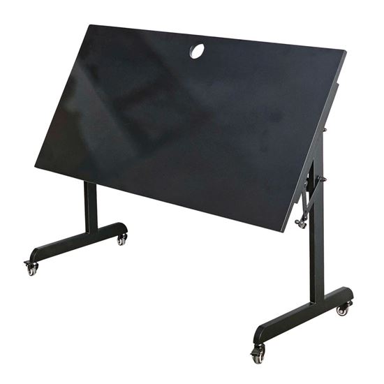 Bàn đào tạo di động 120x60cm gỗ cao su SPD68238