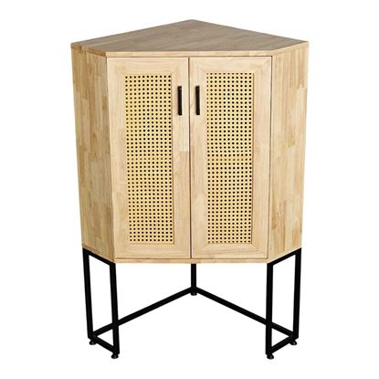 Tủ góc tường 60x60x120cm gỗ cao su KGT68033