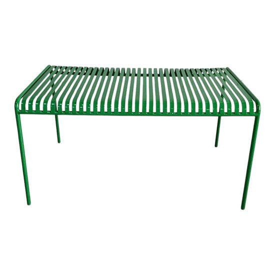 Bàn sắt ngoài trời 140cm sơn tĩnh điện nhiều màu - BNT001