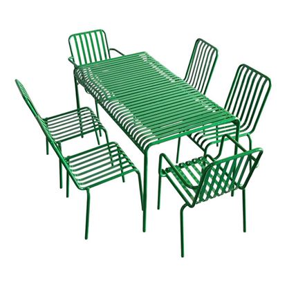 Bộ bàn ghế sắt ngoài trời sơn tĩnh điện nhiều màu - CBNT001