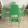 Bộ bàn ghế sắt ngoài trời sơn tĩnh điện nhiều màu - CBNT001