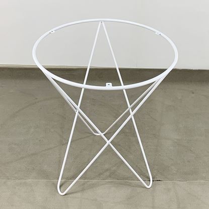 Chân bàn Cafe sắt 4 chữ V mặt tròn CBCF011