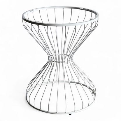 Chân sắt bàn Cafe đồng hồ cát ( mặt tròn 60cm) CHBCF009