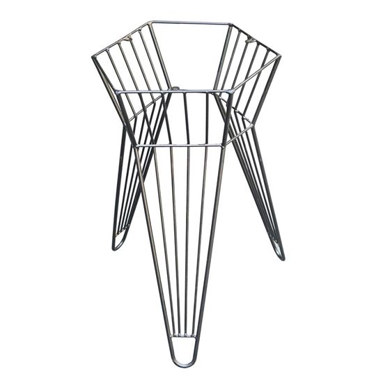 Chân bàn cafe sắt sơn tĩnh điện cao 72cm CHBCF005