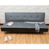 Sofa giường 168x86x35cm nệm bọc simili màu xám BNS2017D