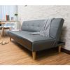 Sofa giường 168x86x35cm nệm bọc simili màu xám BNS2017D