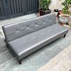 Sofa giường 168x86x35cm nệm bọc simili màu xám BNS2017D