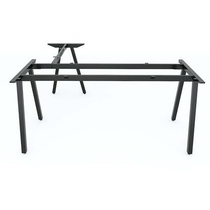 Chân bàn sắt chữ L 160x150cm hệ PLY lắp ráp HCPL018