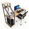 Bàn vi tính kết hợp kệ CPU gỗ cao su khung sắt 158x60x145(cm) COD68042