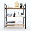Kệ trang trí GONY 3 tầng gỗ kết hợp khung sắt lắp ráp KS68099