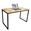 Bàn làm việc 120x60cm gỗ tràm hệ Wooden chân sắt lắp ráp HBWD023