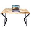 Bàn làm việc 120x60cm gỗ tràm hệ Wooden chân Xconcept lắp ráp HBWD022