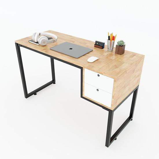 Bàn làm việc UBAN kết hợp 2 hộc tủ 120x60x75(cm) BD68056