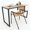 BD68056 - Bàn làm việc UBAN kết hợp 2 hộc tủ 120x60x75(cm)