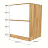 MTBD007 - Module tủ bếp dưới hệ 3 ngăn kéo 40x58x82(cm)