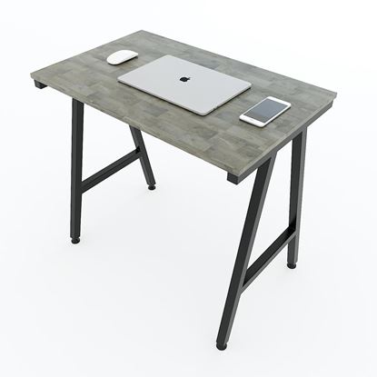 IDE68011 - Bàn mini Idesk  80x50x75(cm) gỗ cao su chân Aconcept lắp ráp