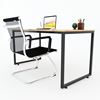 Bàn làm việc gỗ cao su chân sắt lắp ráp 140x70x75(cm)