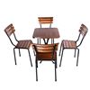 GCF053 - Ghế cafe ngoài trời gỗ kết hợp khung sắt Kite
