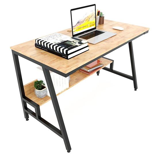 FD68034 - Bàn học SIBA kết hợp kệ khung sắt - 120x60x75 (cm)