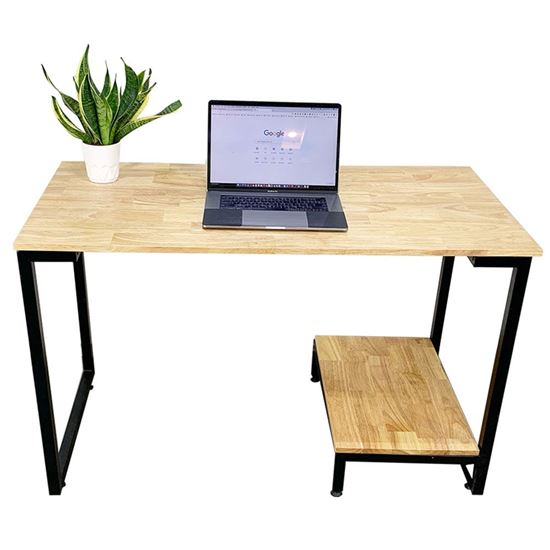 COD68038 - Bàn vi tính liền kệ CPU chân sắt lắp ráp 120x60x75cm