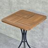 Bàn cafe ngoài trời gỗ chân sắt Kite01 vuông 55cm CFD68059