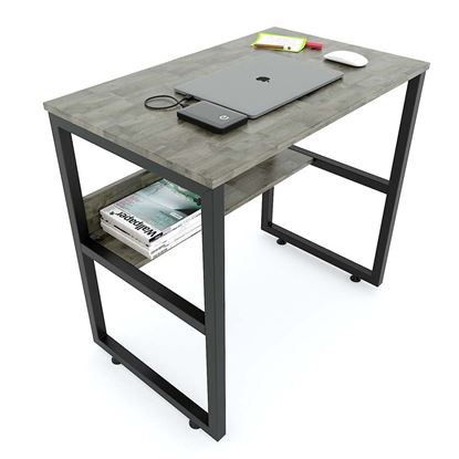 FD68034 - Bàn học SIBA kết hợp kệ khung sắt - 120x60x75 (cm)