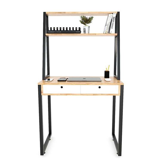 FD68043 - Bàn học mini kết hợp kệ sách 80x50x145(cm)