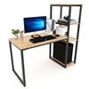 FD68038 - Bàn học UBAN kết hợp kệ sách 4 tầng 134x60x132(cm)