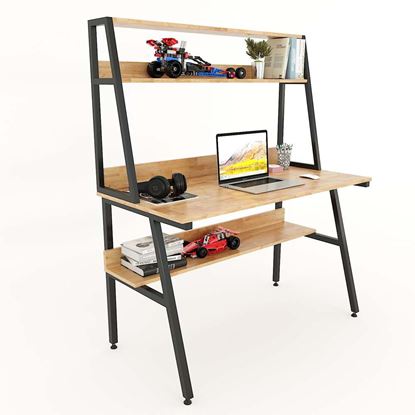 FD68043 - Bàn học mini kết hợp kệ sách 80x50x145(cm)