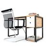 BD68060 - Bàn làm việc SIBA chân sắt kết hợp hộc tủ 120x60x75(cm)