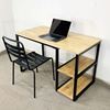 Bàn làm việc SIBA chân sắt kết hợp kệ 120x60x75(cm)