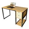 Bàn làm việc SIBA chân sắt kết hợp hộc tủ 120x60x75(cm)