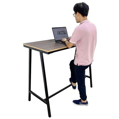 Bàn làm việc đứng SIBA  120x60x105(cm) gỗ Plywood chân sắt lắp ráp