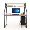 Bàn vi tính liền kệ CPU kết hợp kệ sách 126x60x141(cm) COD68040