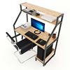 Bàn vi tính liền kệ CPU kết hợp kệ sách 126x60x141(cm) COD68040