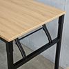 Bàn làm việc gỗ Plywood chân sắt gấp gọn 120x60x75cm HOBP021