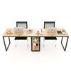 Bàn làm việc 2 người ngồi kết hợp chân tủ 240x120x75cm BD68063