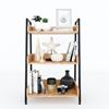 KS68091 - Kệ trang trí CASAN 3 tầng gỗ kết hợp khung sắt 60x36x91(cm)