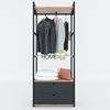 KQA68044 - Combo kệ quần áo VEGA nhiều ngăn tủ 160x45x200(cm)