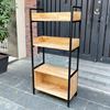 Kệ trang trí VEGA 3 tầng có hộc tủ 60x32x128(cm)