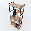 Kệ quần áo VEGA gỗ khung sắt đa năng 80x45x200(cm) - KQA68040