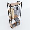 KQA68039 - Kệ quần áo VEGA đa năng có hộc tủ 80x42x200(cm)