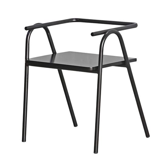 Ghế COZY gỗ cao su sắt tròn phi 22 sơn tĩnh điện GCF033