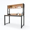 Picture of Bàn học kết hợp kệ 128x60x148cm gỗ cao su FD68026
